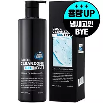 Для мужчин Очищающее средство для мужчин Cool Clean Zone Gel Type, 500 мл, 1 шт.