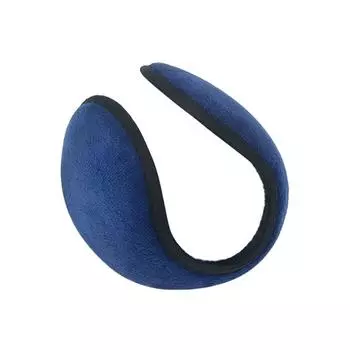 Для мужчин Сохраняет тепло Для женщин С ушками Однотонные Грелки для ушей Шапочка Защита ушей Плюшевые наушники Защита ушей темно-синий