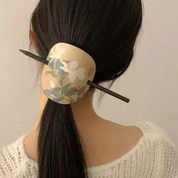 Для мужчин заколка для волос диск для волос в китайском стиле вилка для волос заколка кожаная палочка для волос аксессуары для волос B