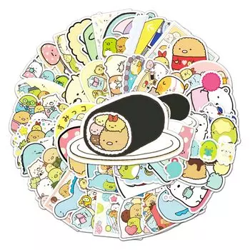 Для наклеек Sumikko Gurashi Набор из 100 симпатичных наклеек для Sumikko Gurashi Водонепроницаемые наклейки Милые стильные наклейки Manga DIY Наклейки для блокнотов