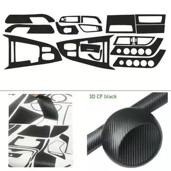 Для наклейки на интерьер из углеродного волокна, наклейки для самостоятельной отделки, черные наклейки для Z4 E89 09-16 5D, наклейки на приборную панель с автоматическим переключением передач CHINA