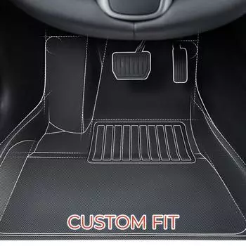 Для напольных ковриков Mach-E 3D-ковровое покрытие XPE для всех погодных условий Водонепроницаемый напольный коврик Custom Fit For Mustang Mach-E 2025-2025 Perfect Fit Mat