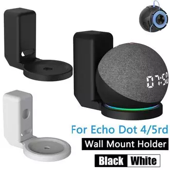 для настенного крепления Echo Dot для Amazon Alexa Echo Dot 4 5 3-го поколения, кронштейн для динамика, экономящий место, с подставкой для управления шнуром For Echo Dot 5 4