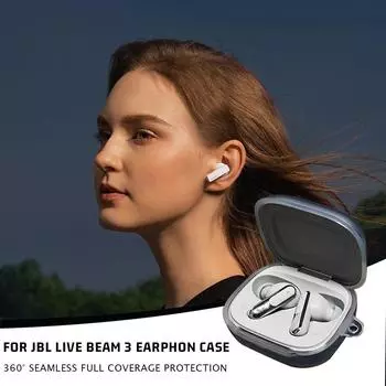 Для наушников Live Beam 3 защитный чехол против падения прозрачный мягкий защитный TPU силиконовый Ca M0Z5 Transprent-For JBL Live Beam 3