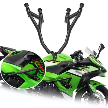 Для Ninja 500 Ninja 400 NINJA500 400 ninja500 400 2024 Мотоциклетный двигатель шоссейный защитный брус бампер трюковая клетка рама защитная планка ninja500 400
