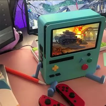 Для Nintendo Switch держатель Базовая игровая консоль стойка для хранения Кронштейн Портативное зарядное устройство Док-станция Поддержка экрана для Switch зарядная стойка розовый