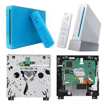 Для Nintendo WII D2E Reader Scanner Module Dual IC DVD ROM Drive Disc Reader Scanner Замена DVD ROM Drive Disc Repair Part серебряный