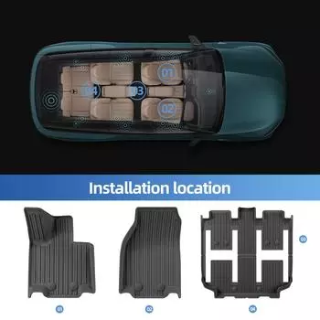 для NIO EL8 ES8 без холодильника 2025 2025 TPE 3D автомобильные коврики багажник аксессуары коврик для ног без запаха поднос водонепроницаемый