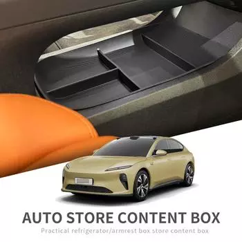 для NIO ET5 2025-2025 Центральный подлокотник Нижний ярус ящик для хранения Автомобильный центральный консольный лоток Органайзер Аксессуары для уборки