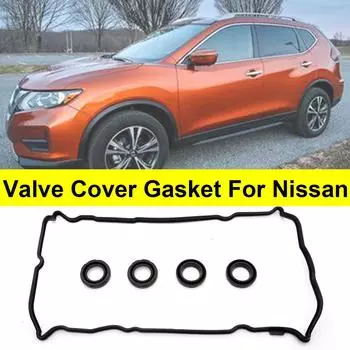 Для Nissan Altima Rogue Sentra 2.5L 2.5L DOHC QR25DE L4 Автозапасной комплект прокладок крышки двигателя 2007 2008 2009 2010 2011 2012 13270JA00A 13270-JG30A чёрный