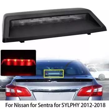 Для Nissan Для Sentra 2012-2018 Красный светодиод Третий верхний уровень стоп-сигнала Лампа Задний центральный верхний уровень сигнальная лампа в сборе CHINA