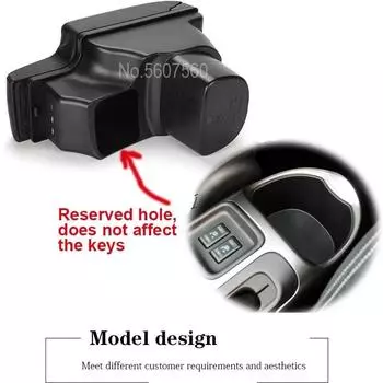 Для NISSAN Juke Подлокотник для Infiniti ESQ Автомобильный подлокотник 2010-2019 Аксессуары Детали интерьера Ящик для хранения Модернизированные детали USB