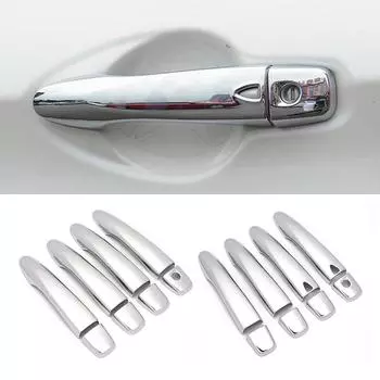 Для Nissan Navara NP300 D23 2015-2019 внешний вид автомобиля модифицирует хромированную крышку дверной ручки, декоративную отделку, защитную наклейку