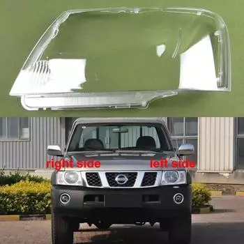 Для Nissan Patrol 2004 2005 2006 2007 2008 2009 2010 2011 Защитная маска для фар Прозрачная крышка фары Ламповый плафон из оргстекла 1PCS left side