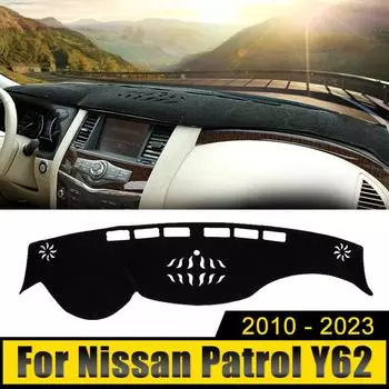 Для Nissan Patrol Y62 Armada 2010-2015 2016 2017 2018 2019 2020 2024 2024 2024 Коврики для приборной панели автомобиля Избегайте легких ковриков