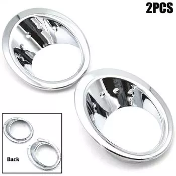 Для Nissan Qashqai/Dualis J10 2007 2008 2009 хромированная передняя противотуманная фара, крышка лампы, вставка, накладка, противотуманная фара, литье, гарнир, акцентная рамка