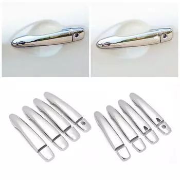 Для Nissan Qashqai J11 2014-2019 внешний вид автомобиля модифицирует хромированную крышку дверной ручки декоративную отделку защитную наклейку