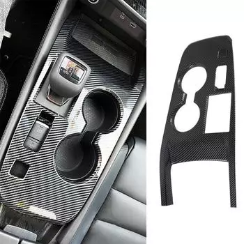 Для Nissan Qashqai J12 2024 2024 ABS Carbon Fibe Console Gear Panel Frame Console Gear Switch Panel Cover Trim