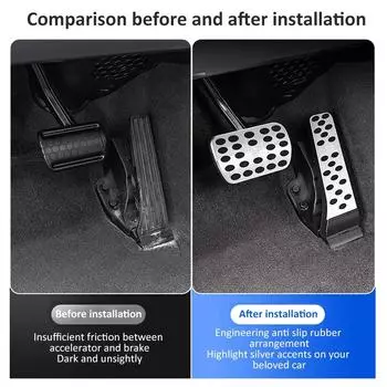 Для Nissan Qashqai J12 2025 2025 2025 автомобильные педали из нержавеющей стали, нескользящие, без сверления, литые чехлы, детали, аксессуары