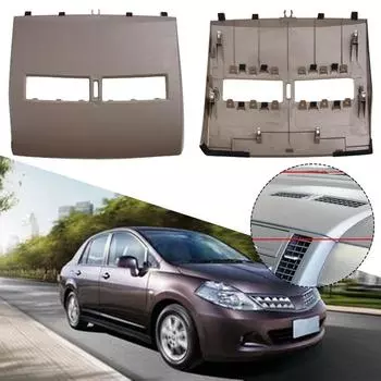 Для Nissan Tiida 2005 - 2011 автомобилей Отделка-приборная панель Центральная крышка вентиляционных отверстий кондиционера Крышка панели приборов Корпус воздушной панели