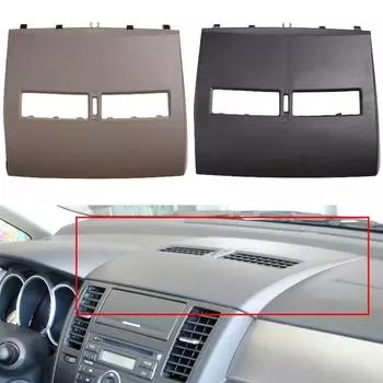 Для Nissan Tiida 2005 - 2011 автомобилей Отделка-приборная панель Корпус панели воздухозаборника Вентиляционные отверстия Кондиционер Средняя передняя крышка