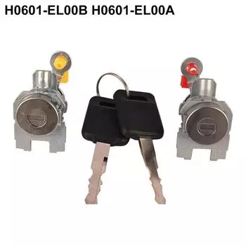 Для Nissan Versa 2007-13 Цилиндры замка двери Левый+Правый H0601-EL00B, H0601-EL00A
