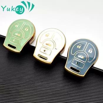 Для Nissan Versa March Tiida Altima Armada Cube Juke Maxima Pathfinder Rogue Sentra TPU чехол для автомобильного ключа чехол-держатель для брелока сумка чёрный