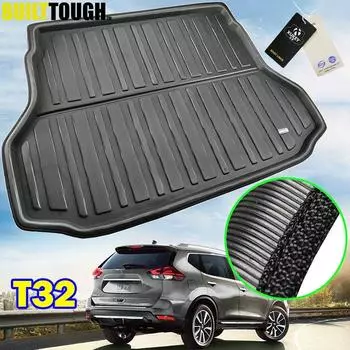 Для Nissan X-Trail Rogue XTrail T32 2014-2020 задняя подкладка багажника, грузовой коврик, лоток, защита для напольного ковра 2015 2016 2017