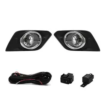 Для Nissan X Trail X-Trail Xtrail противотуманные фары 2014 2015 2016 светодиодные дневные ходовые огни DRL дневные огни водонепроницаемые провода кнопка переключения