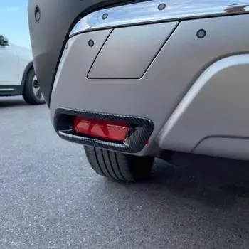 Для Nissan X-trail Xtrail Rogue 2022 2023 ABS пластик задний противотуманный фонарь рамка крышка отделка автомобиля брови красный