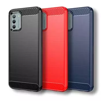 Для Nokia G22 Чехол Nokia G50 G60 G400 G10 G11 G20 G21 G22 Чехол из углеродного волокна, противоударный силиконовый бампер для Nokia G22 Fundas For Nokia G22 чёрный