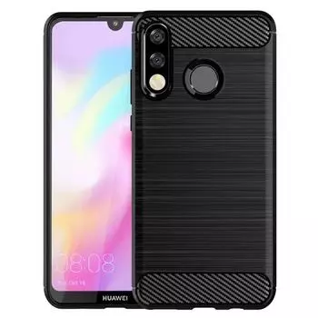 Для Nova 4E Huawei P30 lite Мягкий силиконовый чехол противоударный чехол для телефона p30lite nova 4e Роскошные матовые защитные задние чехлы P30 Lite чёрный