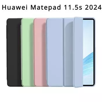 Для нового 2024 года Huawei MatePad 11 5 S бумажный матовый чехол из искусственной кожи с подставкой для планшета защитный чехол Huawei Mate Pad 11,5 S 11,5S чехол Honor Pad X9 11.5 чёрный