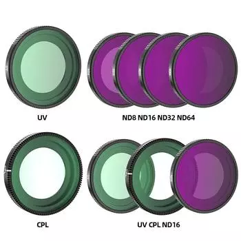 Для объектива Insta360 GO 3S фильтры ND CPL UV фильтр набор многоразовых ND и CPL фильтры h UV CPL ND16
