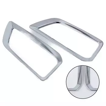 Для обновления экстерьера автомобиля Чехлы для противотуманных фар Чехлы для противотуманных фар Хромированная отделка Простая установка Высококачественный пластик Устойчив к ржавчине CHINA