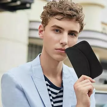 Для общего Faraday Pouch RFID сигнал блокирует автомобильный брелок протектор водонепроницаемый сигнал блокирует мешок электромагнитное экранирование чёрный