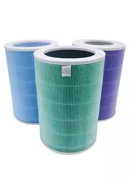 Для очистителя воздуха XIAOMI MIJIA 2 2S 3 Pro, запасные части фильтра, моющее средство, стерилизация, очистка бактерий, PM2,5, формальдегид фиолетовый