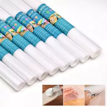 для очистки Нескользящая подкладка для полок Неклейкая водонепроницаемая подкладка для многоразовых шкафов A