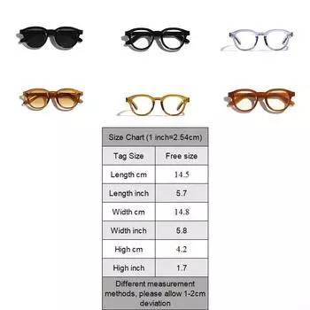 Для очков Очки для активного отдыха Ретро Круглые очки Лето