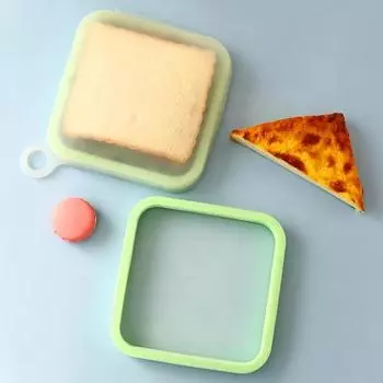 Для офисного работника, домашняя упаковка для тостов, контейнер для еды, сумка для ланча, коробка для сэндвичей, сумка для закусок, коробка для ланча зелёный