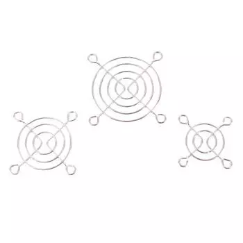 Для охлаждающего вентилятора, металлическая решетка, крышка компьютера, вентилятор, гриль, 40 мм, 50 мм, 60 мм, 70 мм, 80 мм, защитная сетка охлаждающего вентилятора 4cm