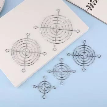 Для охлаждающего вентилятора, металлическая решетка, крышка компьютера, вентилятор, гриль, 40 мм, 50 мм, 60 мм, 70 мм, 80 мм, защитная сетка охлаждающего вентилятора 5cm