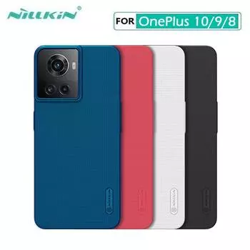 Для OnePlus 10 9 8 Pro Чехол Nillkin Матовый щит Жесткая задняя крышка для One Plus Ace 9R 9RT 10R 8T Racing 5G Чехол OnePlus 8 чёрный