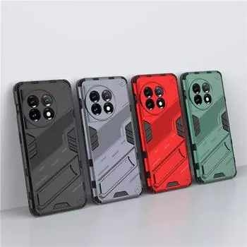 Для OnePlus 11 Чехол Для OnePlus 10T 10R 11R 11 5G Чехол 6,7 дюйма Punk Armor Ударопрочный Жесткий Резиновый Кронштейн Бампер Для OnePlus 11 For OnePlus 11