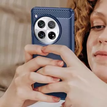 Для Oneplus 12 1+12 Мягкий силиконовый чехол Роскошный чехол для телефона oneplus12 Противоударные матовые защитные чехлы Coque Fundas For Oneplus 12 чёрный