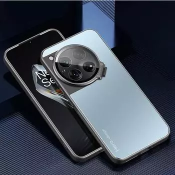 Для Oneplus 13 12 5G ультратонкий металлический держатель объектива камеры чехол для One Plus 12 1+13 противоударный матовый защитный невидимый кронштейн чехол для телефона For OnePlus 12 чёрный