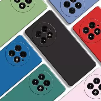 Для OnePlus 13 5G Чехол Для OnePlus 13 12 11 11R 12R 13R Чехол Оригинальный жидкий силиконовый резиновый противоударный бампер для OnePlus 13 For OnePlus 13 розовый