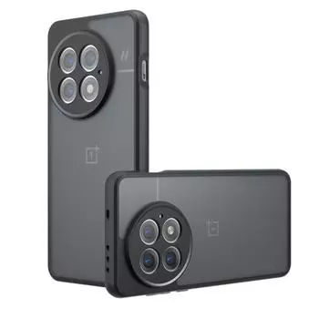 Для Oneplus 13 чехол роскошный бронированный акриловый матовый прозрачный чехол для One Plus 13 12R 11 1+13 ACE 3V 3 Pro 2V 2pro противоударный бампер Oneplus 13 чёрный