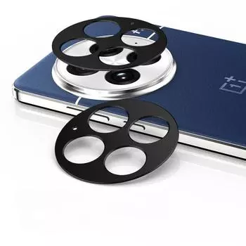 Для OnePlus 13 задняя крышка объектива камеры чехол для OnePlus13 1+13 ONEPLUS13 задняя алюминиевая сплав металлическая защитная пленка для камеры oneplus 13 чёрный