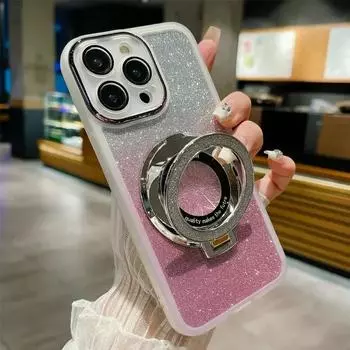 Для Oneplus 13R 1+13 Магнитный держатель кольца Блестящий TPU объектив камеры Защитная пленка Чехол для One Plus ACE 5 Pro Мягкий силиконовый чехол oneplus 13R белый